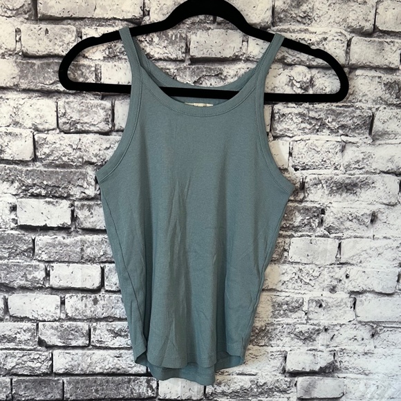 Madewell Green Tank Top Size Large - Picture 2 of 5